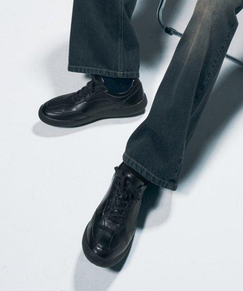 [DRAWFIT] Felix Leather Sneakers [DFSO4101BK]
