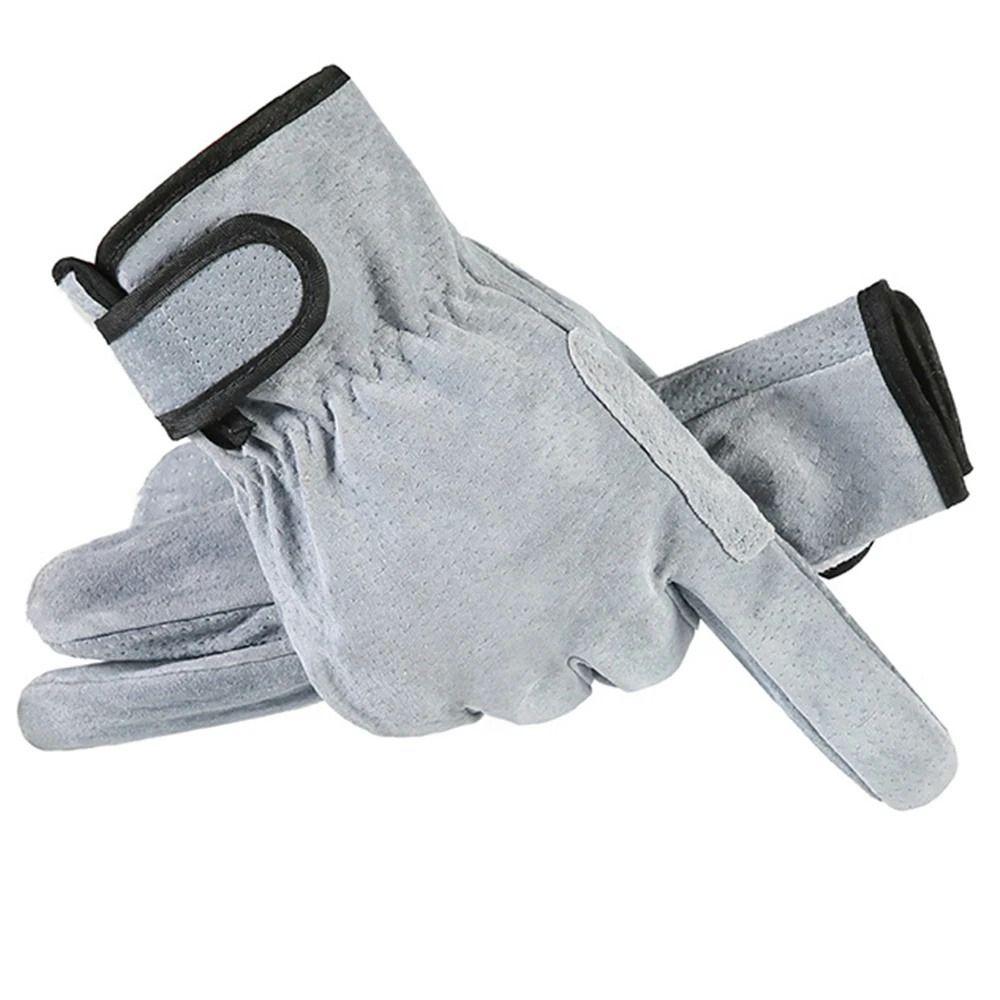 Wear-resistant Leather  Work Gloves Safety Labor Protection  Gloves Portable Welding Gloves  Welder