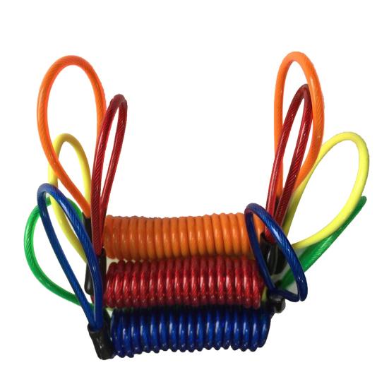 120cm Motorcycle Motorbike Safety Disc Brake Lock Spring Reminder Cable Coil