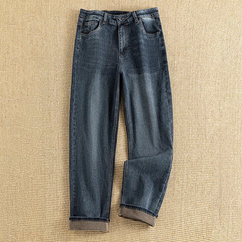 

FAPAI Men s Relaxed Fit American Style Straight-Leg Jeans 31