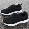 Spring and Summer Men's Shoes Large Size-size Mesh Fly-woven Casual Sports Shoes Outdoor Couple Shoes