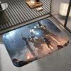 Anime T-Titanfall II Floor Mat Diatomite Bath Mat, Quick Dry Absorbent Non-Slip Door Mat