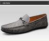 Men's Casual Leather Slip-On Loafers - Low-Top Spring Driving Shoes with Cowhide Upper