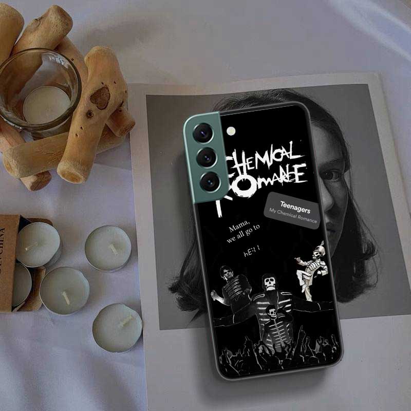 My Chemical Romance MCR Phone Case For Samsung Galaxy S22 S25 Ultra S21 S10 Plus S26 Edge S20 S23 S24 FE Cover Silicone Soft