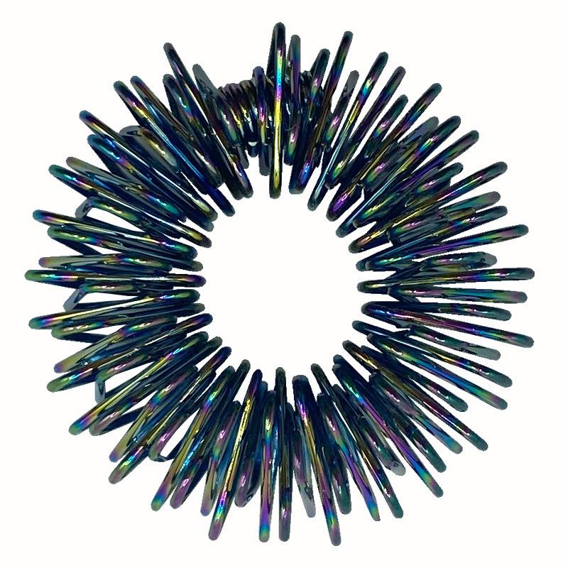 Cross-Border Hot-Selling Mini Finger Massage Ring: Decompression Spring Massager & Fingertip Toy