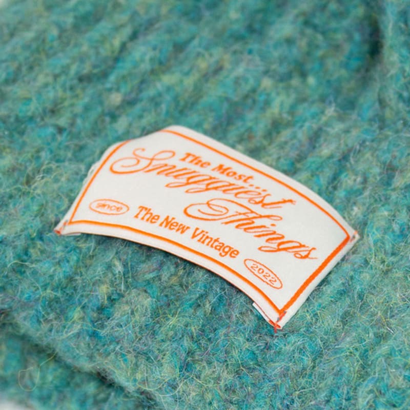 SNUGGIEST [2nd Reorder] Knit Trooper Beanie [Mossy Blue]