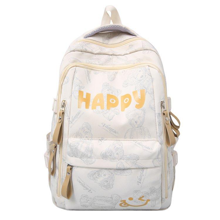 Schoolbag Japanese high-value ins style campus schoolbag lightweight and versatile large-capacity junior and high school student travel backpack