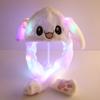 1Pc Glowing Cute Bunny Ears Hat Glowing Ear Moving Bunny Hat Plush Hat Toy