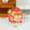 Kreative Kawaii Capybara Stiftaufbewahrungsbox Transparentes Stiftbehältnis Multifunktionale Desktop Acryl Schreibwaren Aufbewahrungsbox