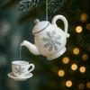 Christmas Tree Acrylic Hanging Ornament Shatterproof Holiday Tree Decoration Elegant Carving Texture For Mantels Window