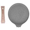 Frying Pan with Magnetic Base Rapid Heat Conduction Prevents Stick Aluminium Alloy Pancake Pan for