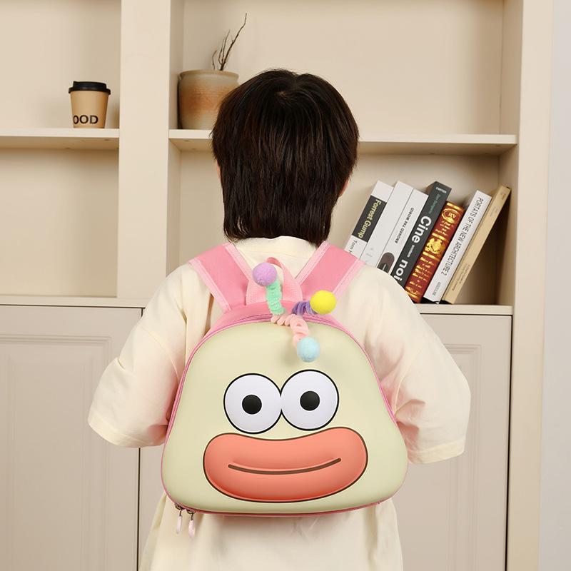 Ugly Cute Funny Sausage Mouth Boys And Girls Backpack Kindergarten Baby Schoolbag Children'S Backpack
