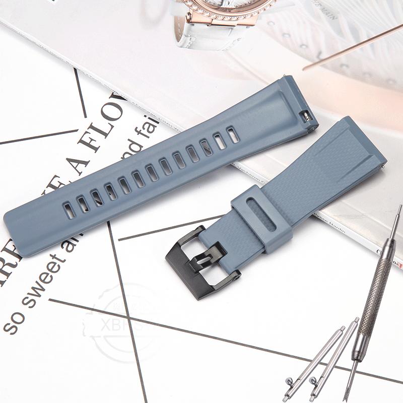 24mm Resin Strap For Casio PROTREK GA2000 PRG-600 PRW-6600 PRG-650 Men's Sports Waterproof Rubber Band Watch Accessories