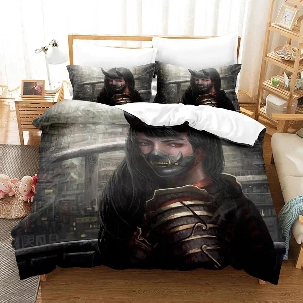 

3D Принт Аниме Самурай Постельное Белье Комплект Пододеяльник Комплект для Кровати Покрывало для Одеяла Наволочка Одеяло Кинг Квин Размер Мальчики Взрослые Комплект Постельного Белья 70x133cm 2pcs