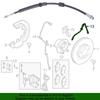 Auto Accessory Front Brake Rubber Hose Replace LR057827 LR075355 LR095289 for Discovery Sport L550 Evoque Brake Hose