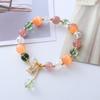 Natural Green Ghost Bracelet Strawberry Crystal Opal Crystal Bracelet Bangles Women Fashion Jewelry Accessories Gift