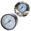 2inch Dial Size, Multifunction Pressure Gauge, Black Steel Case-, Dual-Scale 0-10Bar / 0-1Mpa 1/4 inch NPT-Thread