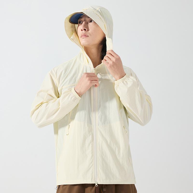 Summer new couple sunscreen clothes women's ultra-thin breathable UV-proof jackets outdoor sunscreen clothes men's