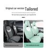 QQ Ice Cream Car Seat Cushion: Full Coverage Cartoon Leather Seat Cover for All Seasons