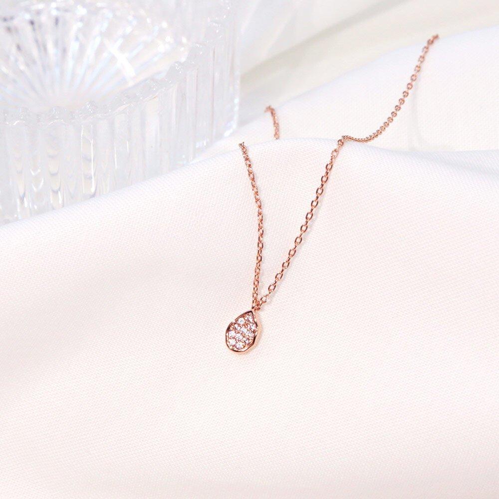 Dieuamour 14Kgp Hebe Necklace Rose Gold