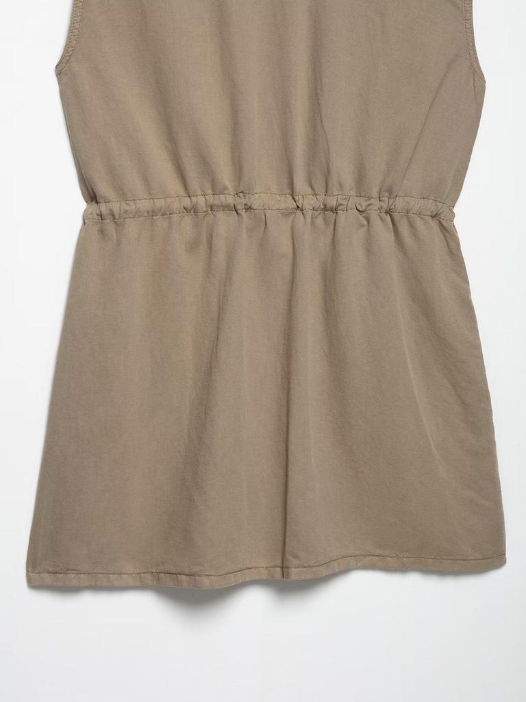 Spring 2025 Women's European & American Style Pocket Short Dress