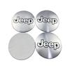 4pcs Car Wheel Hub Center Stickers for Jeep Grand Commander Cherokee Patriot Wrangler Grand Cherokee Renegade Liberty Decoration