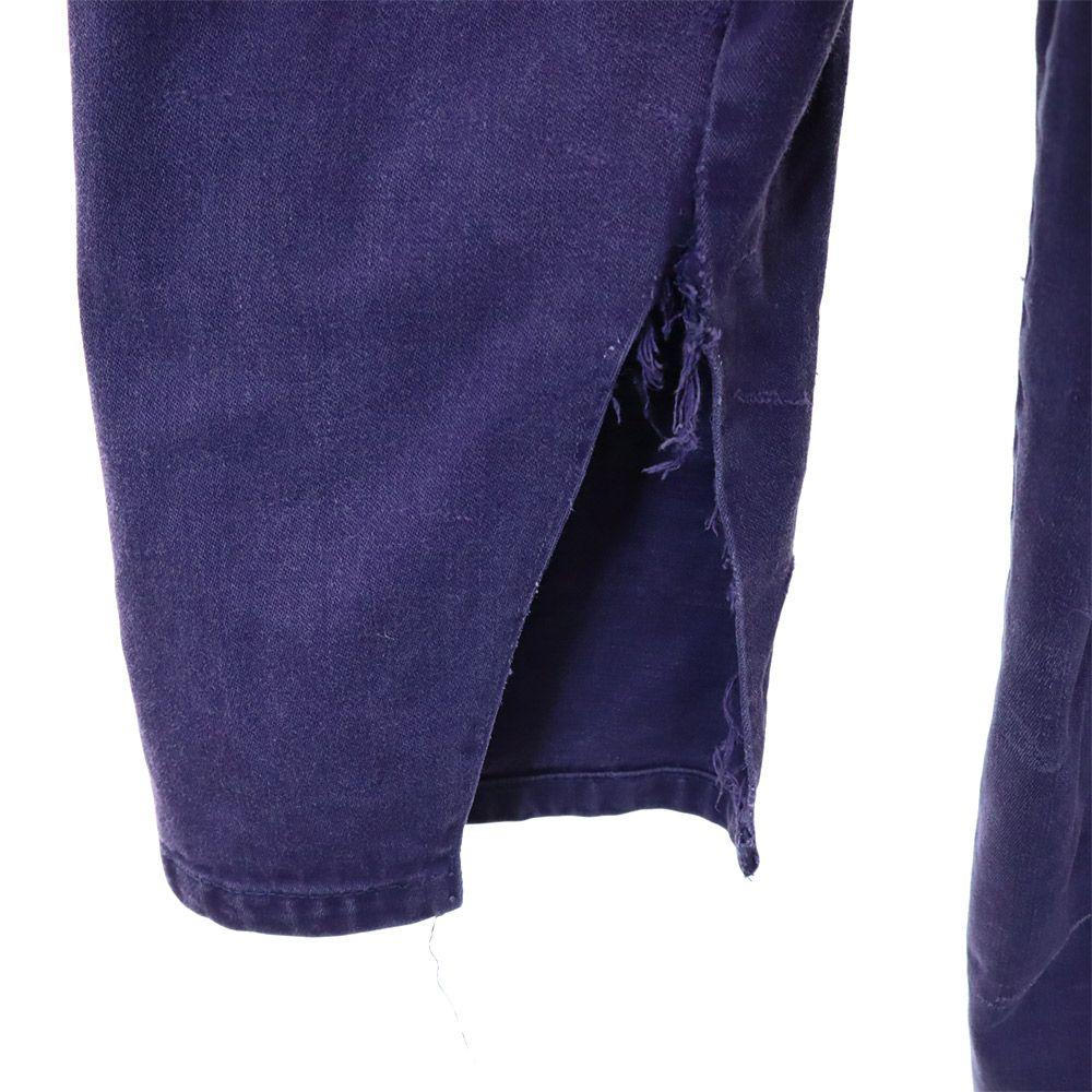 EURO WORK 80s Vintage Work Chester Coat L Navy Men's Used