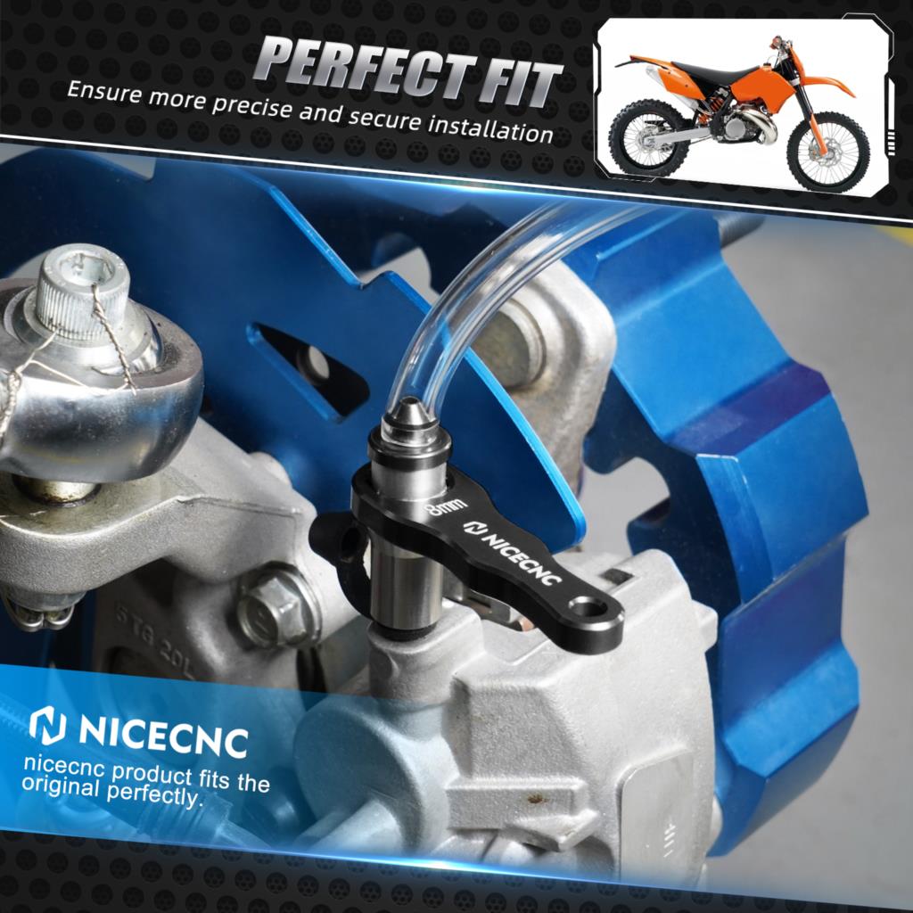 Motorcycle ATV UTV 8mm Mini Hydraulic Brake & Clutch Bleeder Tool For KTM Yamaha Raptor 700 YFZ Polaris RZR CanAm X3 Arctic Cat