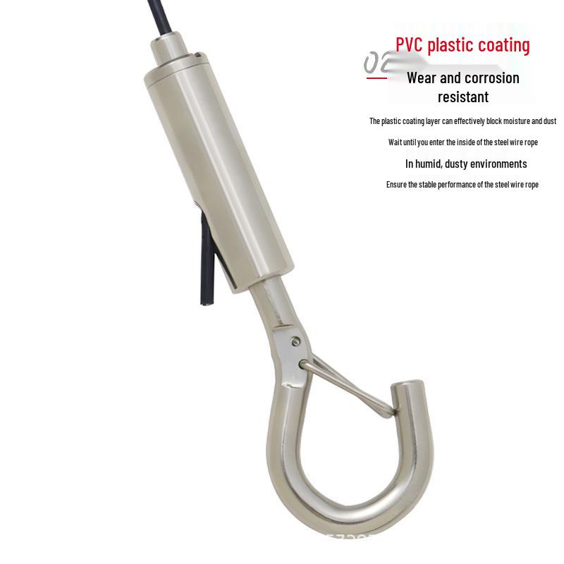 Stainless Steel Adjustable Wire Sling Hook for Art Exhibition Hanging
