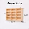 Wooden Toy Car Display Shelf Cabinet Home Party Gift Storage Rack Organizer Case for Farmhouse