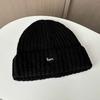 Love love embroidered hat women's autumn and winter casual versatile knitted hat ear protection warm thickened wool hat