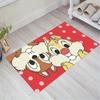 1pc Chip and Dale Pattern Area Rug Soft Flannel Floor Mat for Living Room,Office,Bedroom and Carpet