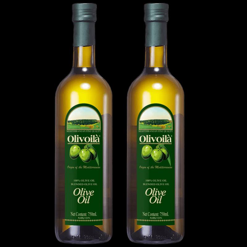 Olivoila Pure Pressed Olive Oil (2x750ml)