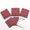 10pcs 110x 115mm 8-hole sandpaper, velcro backing and 8-hole design suitable for orbital sander, used for sanding and polishing