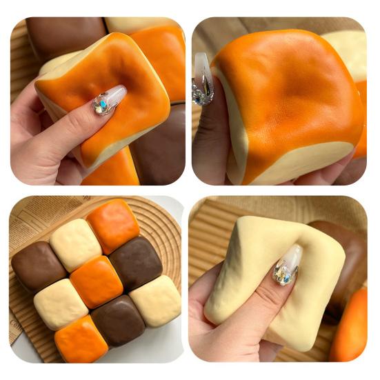 Hawaiian Bread Squeeze Toy Slow Rising Stress Relief Flavored Bread Pinch