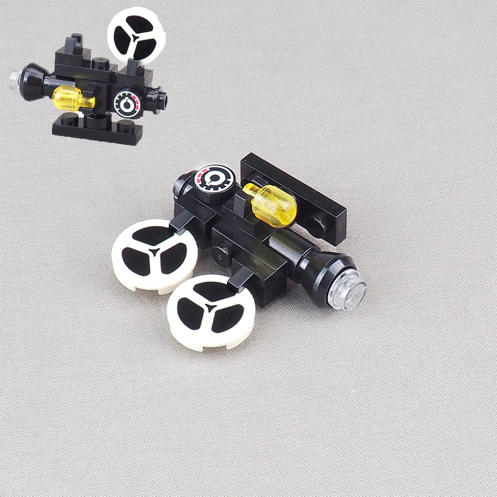 MOC Bricks Accessories City Supermarket Shop Store Building Blocks Street View Drink Food Vegetable Food Dessert Blocks Printed
