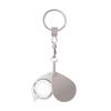 1-5PCS Portable 15X Folding Key Ring Mini Magnifier Key Chain Magnifying Glass Jewelry  Loupe Pocket Tool Gift Supplies