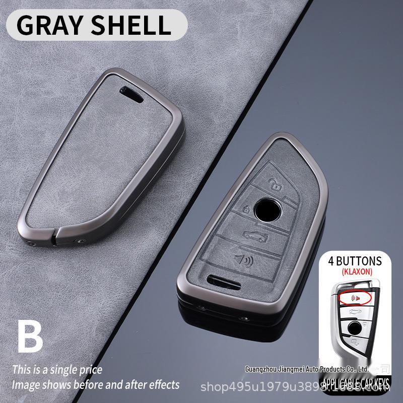 BMW Key Case for New 5, 3, 7 Series and X1-X7 Models - Includes Blade and Buckle, Fits 530, 325i, I3