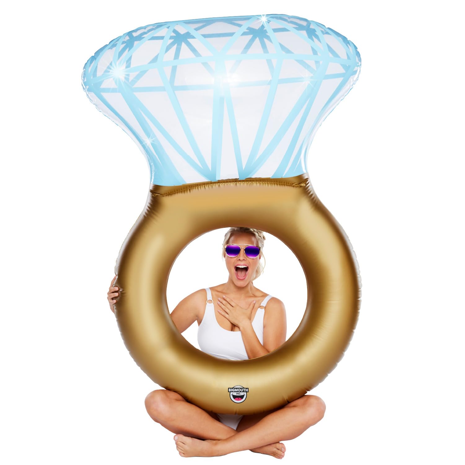 

Pool float giant bling ring