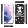 Phone Black Soft Case For Samsung Galaxy S22 S21 S20 Ultra FE S9 S8 S10 Plus Note 20 10 9 Fundas Cover Merry Christmas In Winter