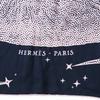 Excellent HERMES Scarf CLAIR DE LUNE Large Stole/ Navy Pink Cashmere Women Used