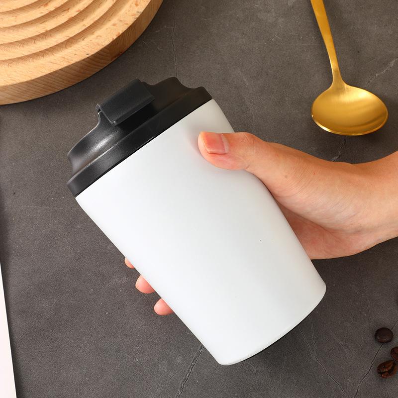 Taza de Café Térmica al Vacío Acero Inoxidable Vaso de Viaje Portátil Aislado Tazas para Leche Agua Vajilla para Hogar Oficina