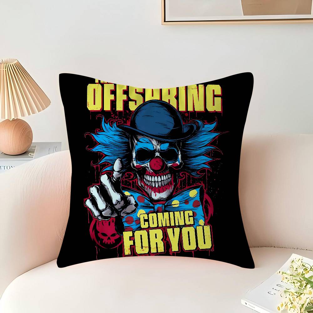 Punkrock The Offspring Kuddfodral För Sovrum Och Vardagsrum Soffa Dekorativt Kuddfodral
