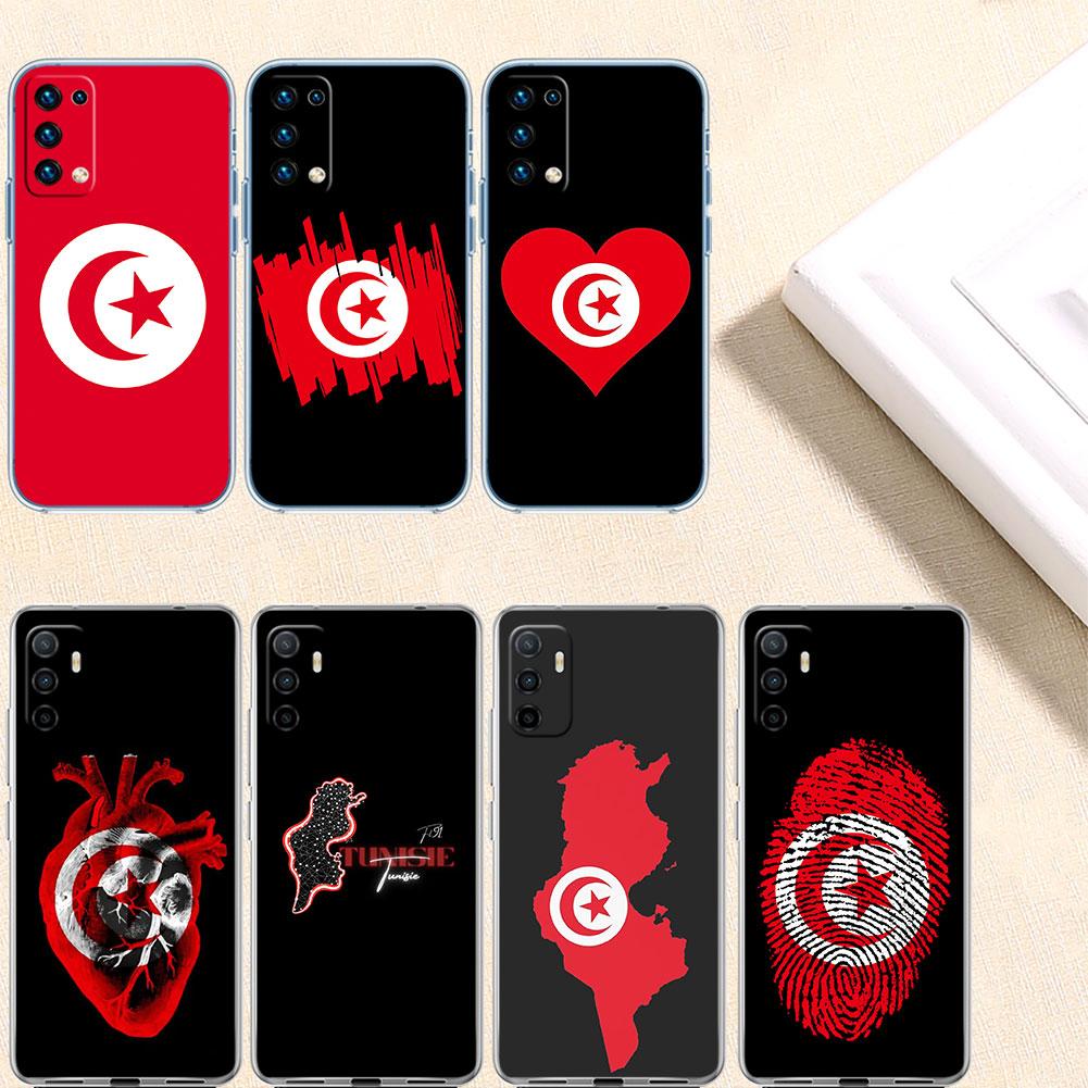 IK72 Tunisian Flag Passport Transparent Phone Case for Motorola Moto G7 G8 G9 G84 G85 G73 G24 G15 Z2 Play Power Plus
