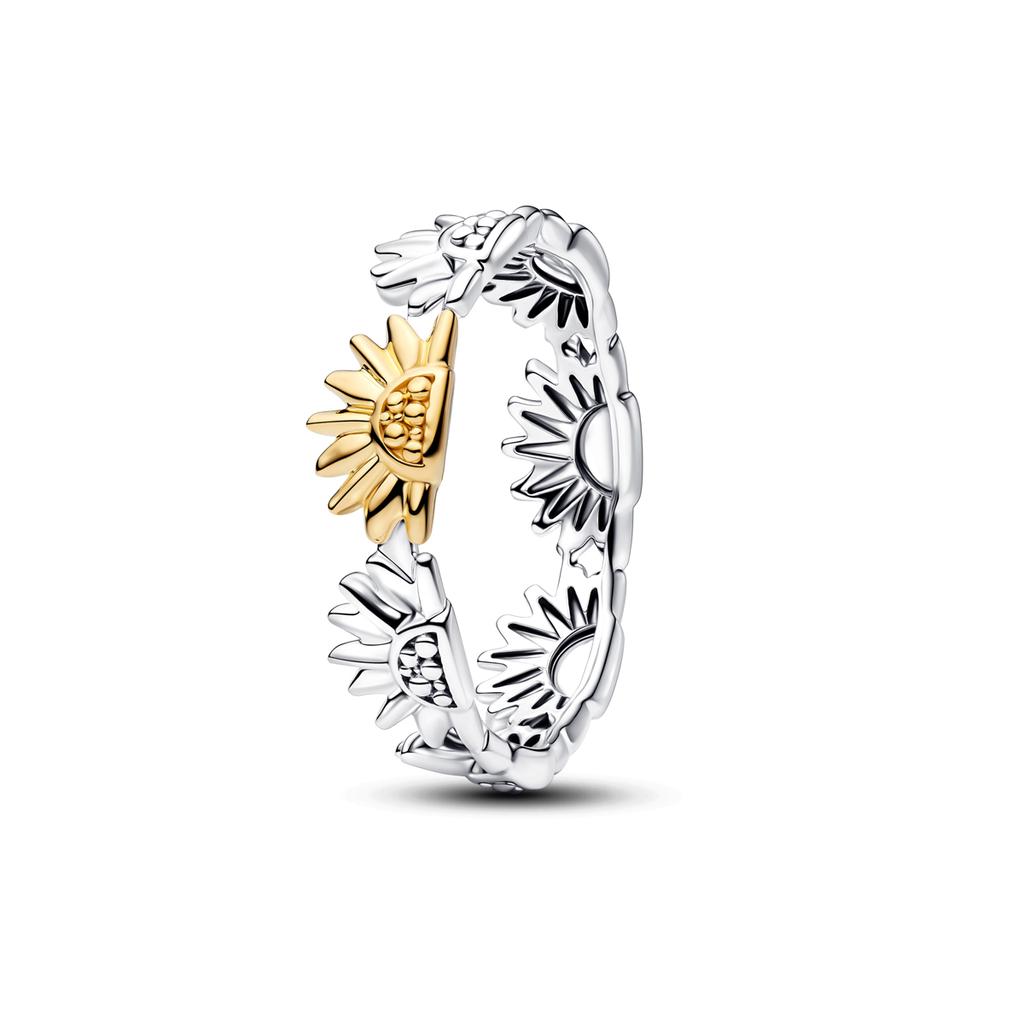 Luxury Original 925 Silver Heart Bow Pearl Flower Four Leaf Clover Ring fit Women's Fine Jewelry Valentine's Day Gifts
