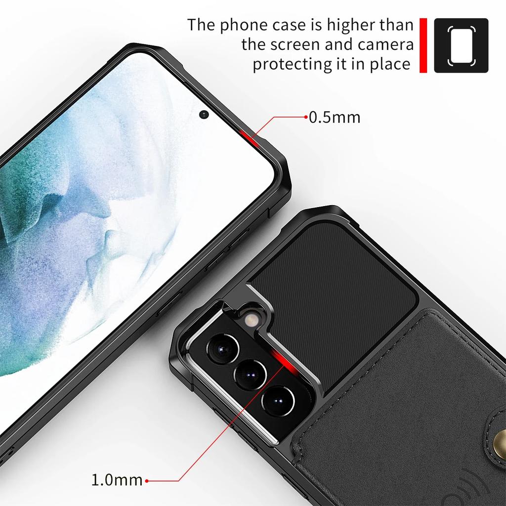 Magnetic Wallet Leather Case For Samsung Galaxy S25 Ultra S24 S23 S22 Plus S21 FE A16 A54 A55 A25 A15 A35 A24 Stand Card Cover