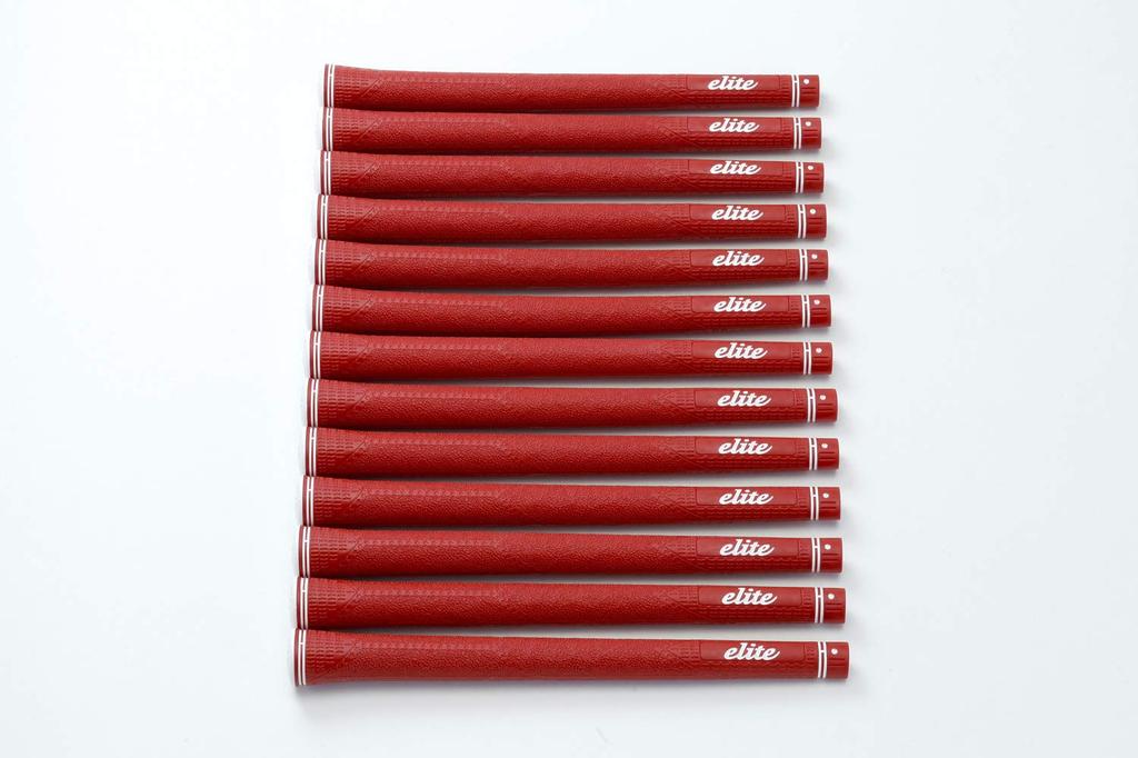 Elitegrips Golf Grips CX50 Set Classic Red with Back Line 13-piece