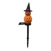 Halloween Pathway Lights Solar Powered Pumpkin Ghost Light Garden Stake Lights Waterproof LED Walkway Lights