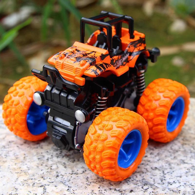 Children's Inertia-Powered Off-Road Toy Car - Durable, Simulation Model