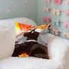 Cool K-Kyoujurou Rengoku Case Plush Fabric Soft Pillowcase Double Sided Print Cushion Cover Household Gifts